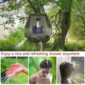 Outdoor Solar Concentrating Bath Bag Portable Shower Bag