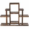 6-Tier Flower Wood Stand Plant Display Rack Storage Shelf