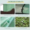 Walk-in Greenhouse for Outdoors with Roll-up Zipper Door, 18 Shelves, PE Cover, Small & Portable Build, Heavy Duty Humidity Seal, 95.25" x 70.75" x 82