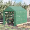 Walk-in Greenhouse for Outdoors with Roll-up Zipper Door, 18 Shelves, PE Cover, Small & Portable Build, Heavy Duty Humidity Seal, 95.25" x 70.75" x 82