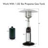 11,000 BTU Portable Tabletop Propane Patio Standing Heater