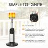 11,000 BTU Portable Tabletop Propane Patio Standing Heater