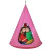 VEVOR Kids Nest Swing Chair, Hanging Hammock Chair with Adjustable Rope, Hammock Swing Chair for Kids Indoor and Outdoor Use (39" D x 52" H), 250lbs W