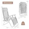 Outdoor Folding Zero Gravity Reclining Lounge Chair